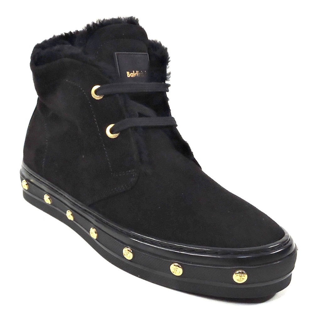 BALDININI 🇮🇹 WOMEN'S BLACK SUEDE WINTER BOOTIE
